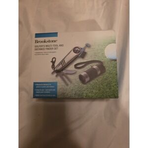 Brookstone Golfers Multi-Tool And Distance‎ Finder Set.